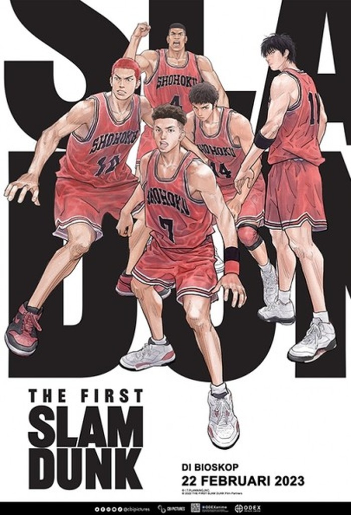 Poster film The First Slam Dunk Poster film The First Slam Dunk