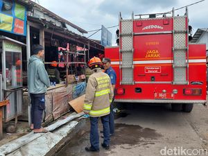 Total Kerugian Akibat Kebakaran di Pasar Gedebage Bandung