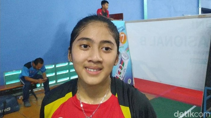 Syalma Nurwijaya Kusuma pemain  unggulan dua U-15 asal klub Djarum.(Alamudin Hamapu/detikSumut)