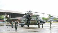 Intip Canggihnya Super Puma TNI AU Yang Dipakai Evakuasi Kapolda Jambi Dkk