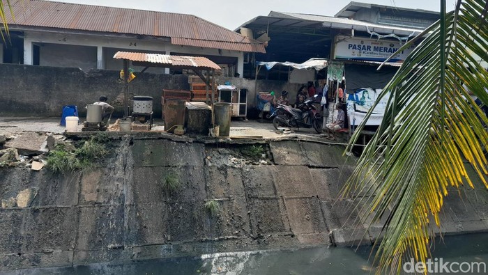 Usaha potong ayam yang membuang limbah ke sungai di Medan. (Nizar Aldi/detikSumut)