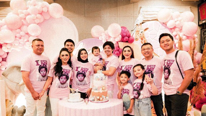 atta halilintar perayaan ulang tahun pertama Ameena.
