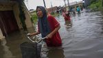 Banjir Rendam Permukiman Warga di Pekalongan