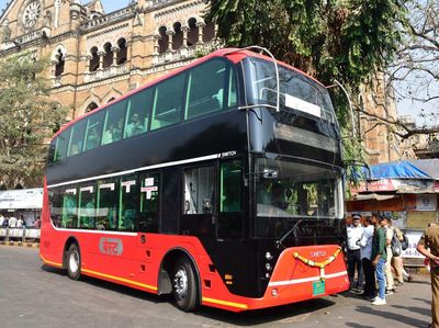Begini Penampakan Bus Double Decker Listrik Pertama di India