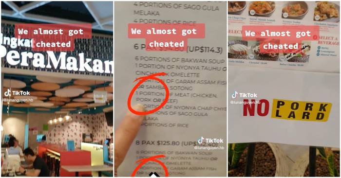 Bikin Bingung! Restoran Ini Tulis No Pork No Lard Tapi Jual Daging Babi