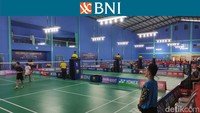 Sejumlah partai kembali dimainkan di GOR Banda Baru, Kota Batam. Foto: Bayu Baskoro/detikcom  