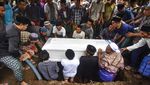 Isak Tangis Sambut Jenazah Warga Lombok Korban Gempa Turki