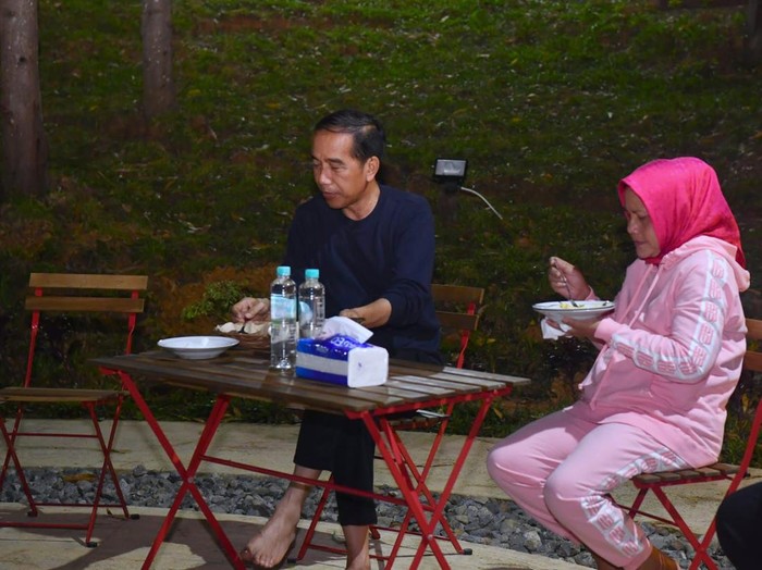 Jokowi dan Iriana bermalam di IKN Nusantara