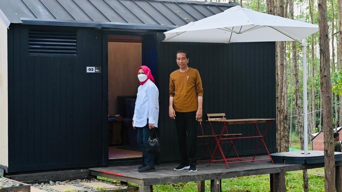 Jokowi dan Iriana di IKN