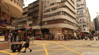 Inilah wajah kawasan Jordan di Hong Kong. Area ini penuh dengan apartemen dan pertokoan. (bonauli/detikcom)