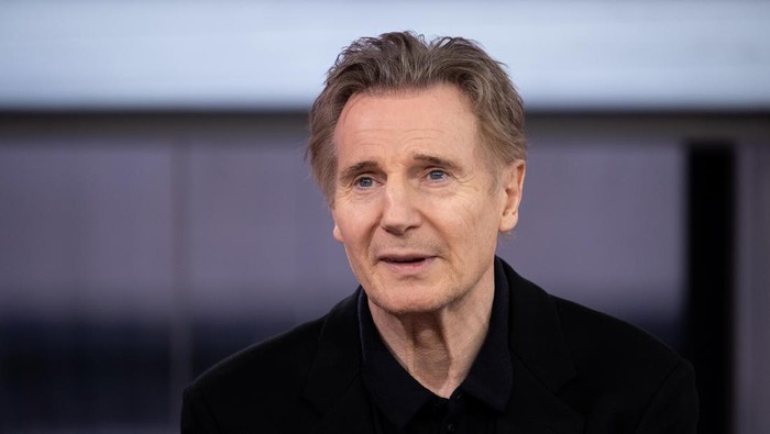 TODAY -- Pictured: Liam Neeson on Wednesday, February 15, 2023 -- (Photo by: Nathan Congleton/NBC via Getty Images)