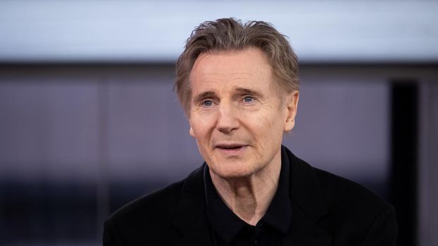 TODAY -- Pictured: Liam Neeson on Wednesday, February 15, 2023 -- (Photo by: Nathan Congleton/NBC via Getty Images)