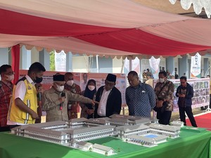 Tinjau Rekonstruksi Sekolah Pascagempa, Wapres: Jangan Sampai Jadi SMK Teori