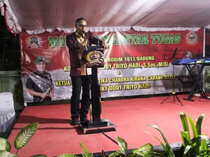 Ikuti Pendidikan Sesko, Kolonel Dody Lepas Jabatan Dandim 1611/Badung