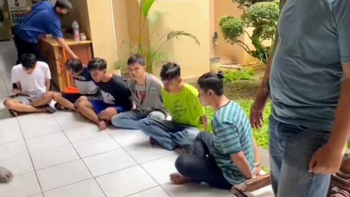 Para pelaku diamankan di Mapolres Purworejo, Kamis (23/2/2023)