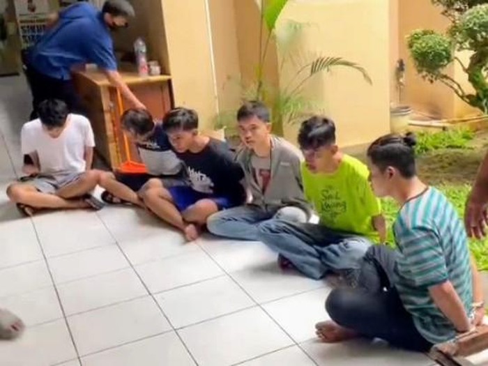 Para pelaku diamankan di Mapolres Purworejo, Kamis (23/2/2023)