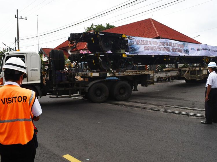 Wujud Gerbong Barang Made in Madiun yang Diekspor ke Selandia Baru