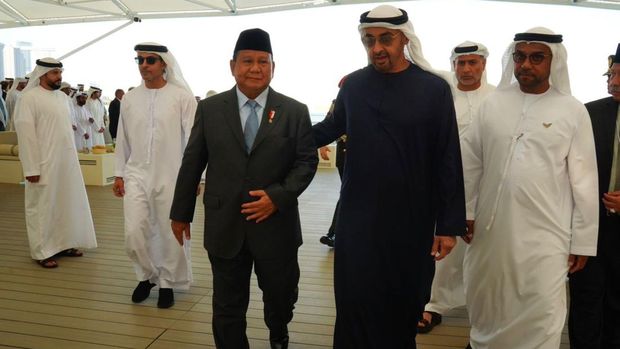 Prabowo hadiri undangan Presiden UEA MBZ. (dok. Tim Media Prabowo).