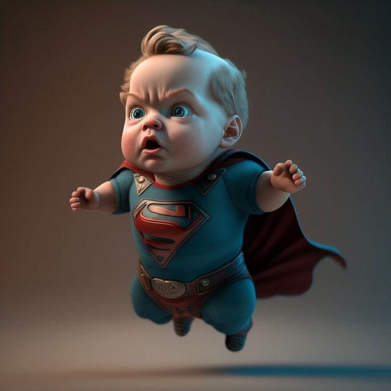 Superhero jadi bayi