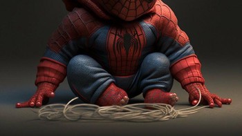 Spider-Man Foto: Topher Welsh via Boredpanda