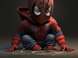 Imut Banget! Ketika AI Bikin Superhero Jadi Bayi