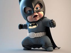 Imut Banget! Ketika AI Bikin Superhero Jadi Bayi