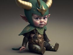 Imut Banget! Ketika AI Bikin Superhero Jadi Bayi