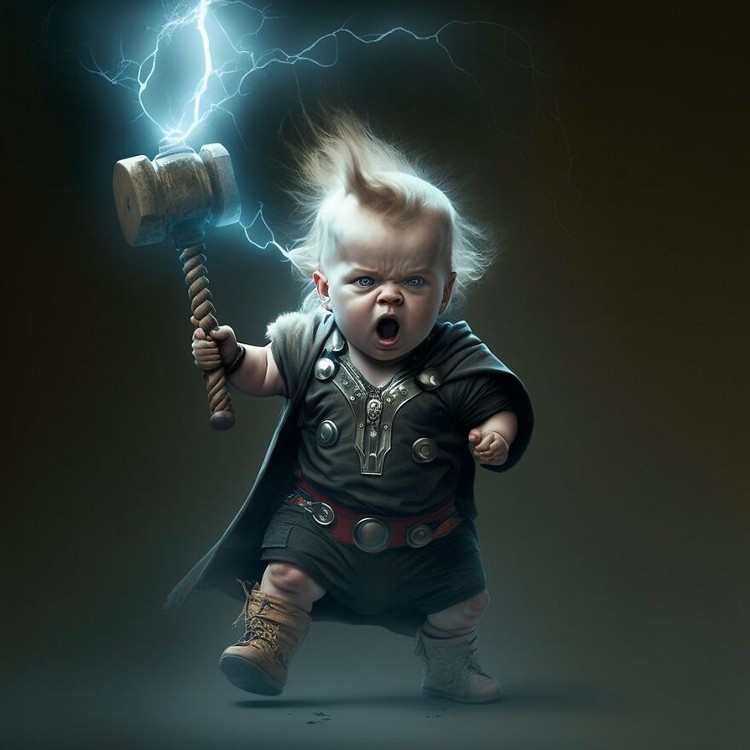 Superhero jadi bayi