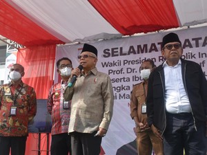 Pesan Wapres Usai Beri Bantuan ke 70 Anak Putus Sekolah di Mamuju