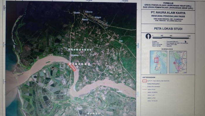 Warga tolak tambang pasir di Pinrang karena khawatir abrasi dan jalan rusak.