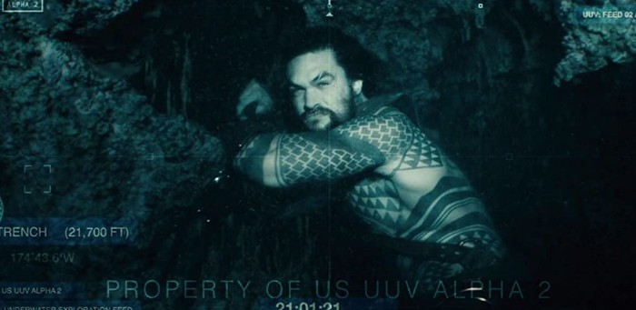 Aquaman Penampilan Jason Momoa sebagai Aquaman.