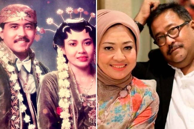 Ingat pemeran Si Doel? Rano Karno yang merupakan pemeran Si Doel menikah dengan Dewi Indriati pada 8 Februari 1988. Sebelum menikah dengan Dewi, Rano Karno sendiri sudah pernah menikah dengan Nani Soewanto namun kemudian bercerai. Foto: Instagram