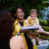 Penampilan baby Djiwa yang makin cantik dan menggemaskan juga tak luput dari perhatian. Memiliki darah keturunan Indonesia dan Jerman, baby Djiwa punya paras yang bule banget. Foto: Instagram/@nadinelist
