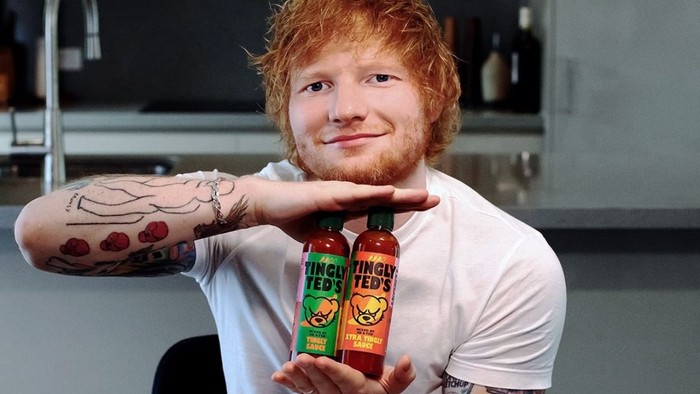 Ed Sheeran keluarkan produk saus
