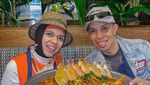 Keseruan Geni Faruk dan Suami saat Makan Bareng Besan
