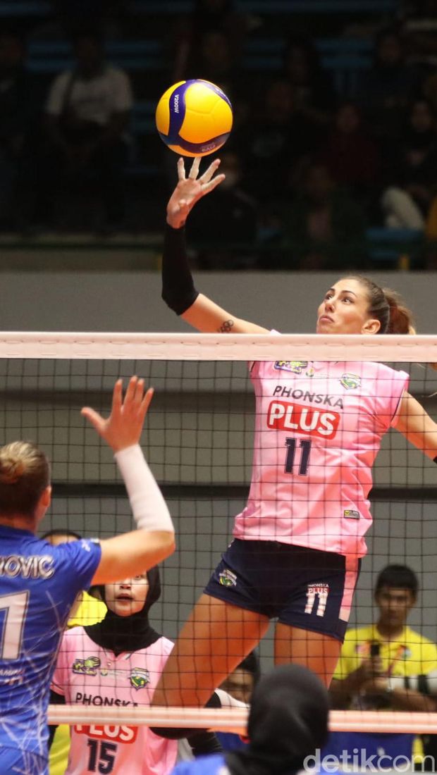Gresik Petrokimia Pupuk libas Jakarta Pertamina Fastron di Proliga 2023.