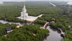 Asrinya Hutan Mangrove Kuala Langsa di Aceh