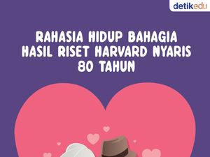 Infografis: Rahasia Hidup Bahagia Hasil Riset Harvard Nyaris 80 Tahun