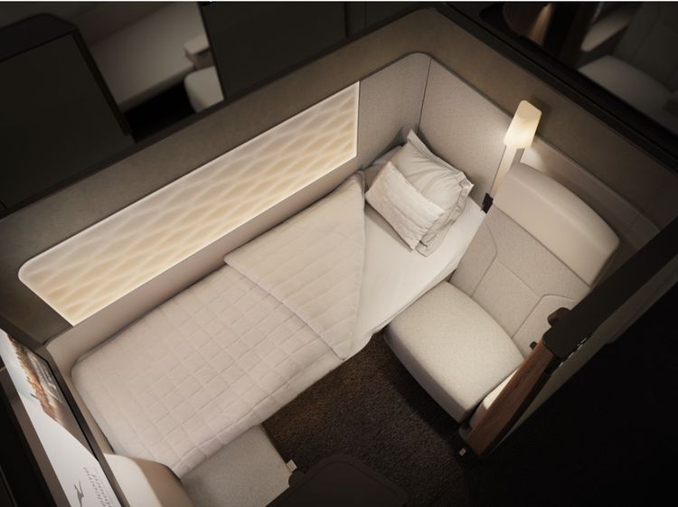 Qantas Perlihatkan Kabin First Class-Bisnisnya buat Proyek Matahari Terbit