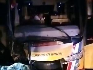 Kecelakaan Maut Bus Malam Vs Minibus di Sumbawa, 5 Orang Tewas