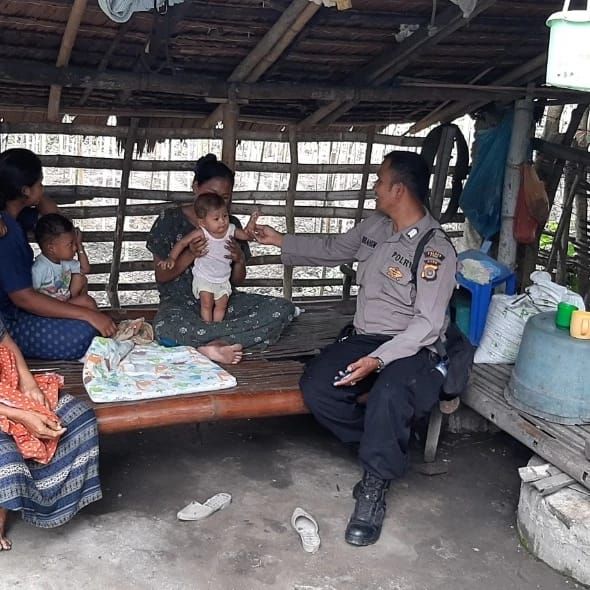 Kegiatan Bripka Ibrahim di Pidie Aceh