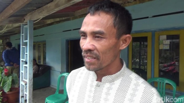 Keponakan Satiyem, Maryono (48), warga Desa Blumbang, Kecamatan Tawangmangu, Kabupaten Karanganyar, Jumat (24/2/2023).