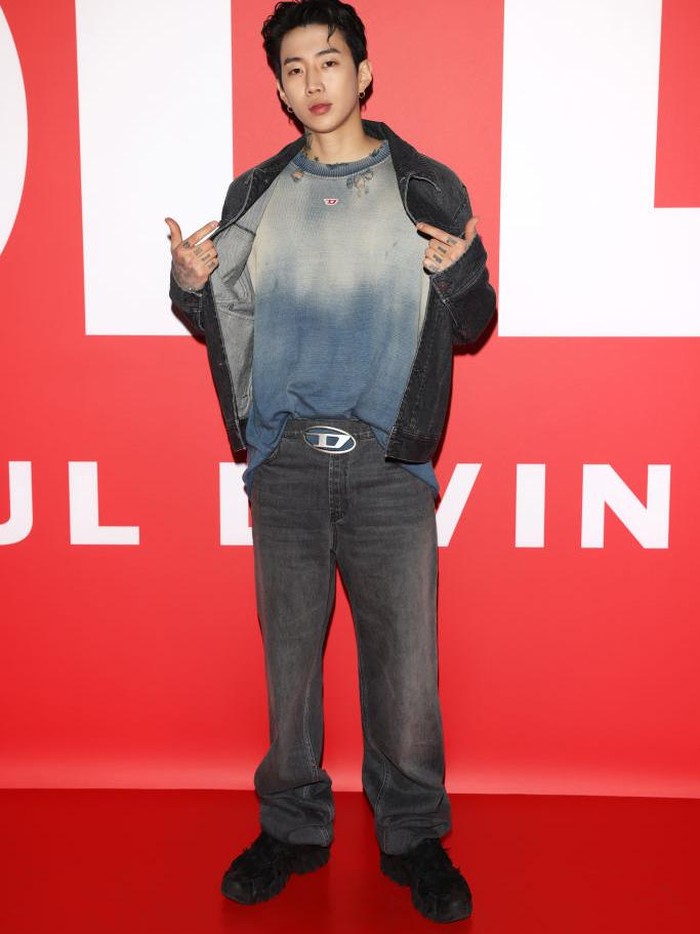 MILAN, ITALY - FEBRUARY 22: Jay Park attends the Diesel Fashion Show during Milan Fashion Week Womenswear Fall/Winter 2023/24 on February 22, 2023 in Milan, Italy. (Photo by Stefania M. DAlessandro/Getty Images for Diesel)