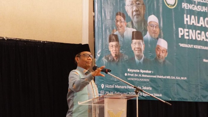 Mahfud Md di Acara Halaqah Nasional Alim Ulama MP3I