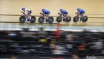 Melihat Lagi Aksi Pebalap Sepeda Dunia Adu Cepat di Velodrome