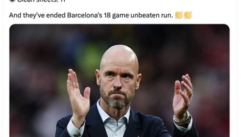 18 laga terakhir di Old Trafford benar-benar impresif. Foto: Twitter