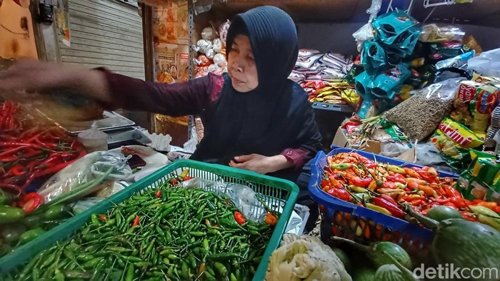 Penjual cabai di Pasar Cicalengka