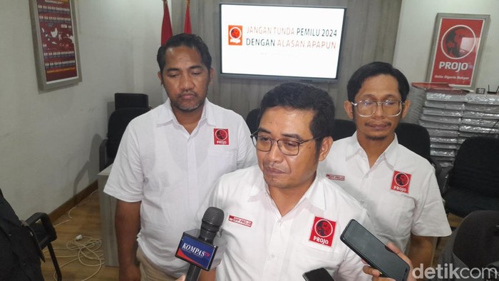 Sekretaris Jenderal Relawan Pro Jokowi (Projo) Handoko (M Sholihin/detikcom)