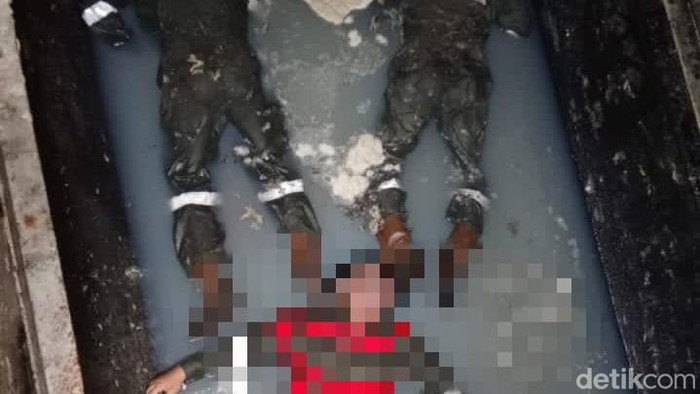 Tiga pekerja PT Pertamina Hulu Rokan tewas tercebur ke kontainer limbah di Rokan Hilir, Riau.