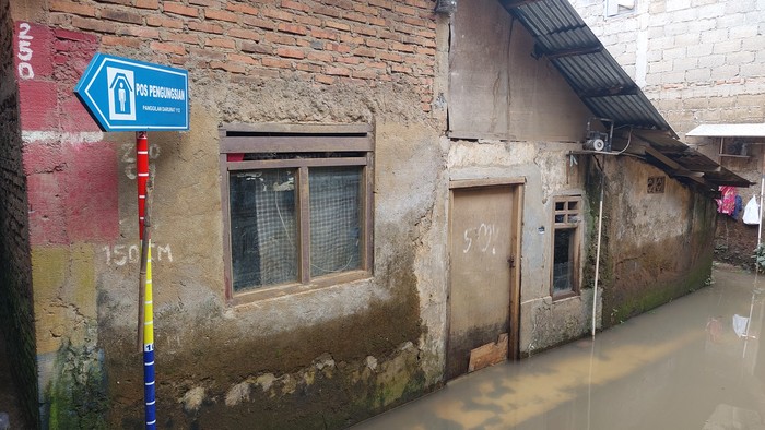 Banjir di Cawang, Jakarta Timur (Rumondang-detikcom)